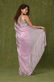 Lavendar HO Silk Designer Saree