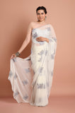 Offwhite Chiffon Saree