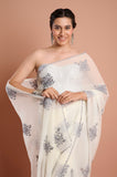 Offwhite Chiffon Saree