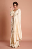 Offwhite Tissue Saree