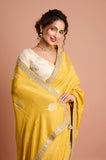Yellow Tissue Saree