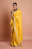 Yellow Tissue Saree