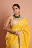 Yellow Tissue Saree