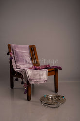 Purple Organze Saree