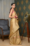 Beige Banarasi Kanjivaram Saree