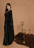 Black Cocktail Saree