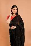 Black Sequins Saree