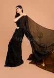 Black Sequins Saree