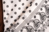 Black and White Chikankari saree