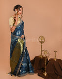 Blue Patola Saree