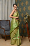 Green Banarasi Kanjivaram Saree