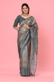 Green Tussar Saree