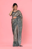 Green Tussar Saree