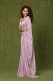 Lavendar HO Silk Designer Saree