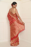 Red Handwoven Banarasi Saree