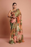 Banarasi Tissue Handwork Designer Saree