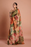 Banarasi Tissue Handwork Designer Saree