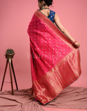 Pink Dola Silk Saree