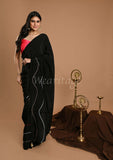 Black Cocktail Saree