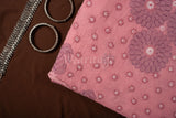 Pink Chikankari saree