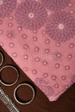 Pink Chikankari saree