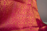 Pink Kanjivaram Bandhej Saree