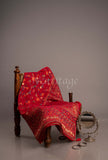 Red Khaddi Saree