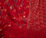 Red Khaddi Saree